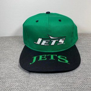 Vintage Original 1990’s NFL New York Jets Snapback Hat Embroidered